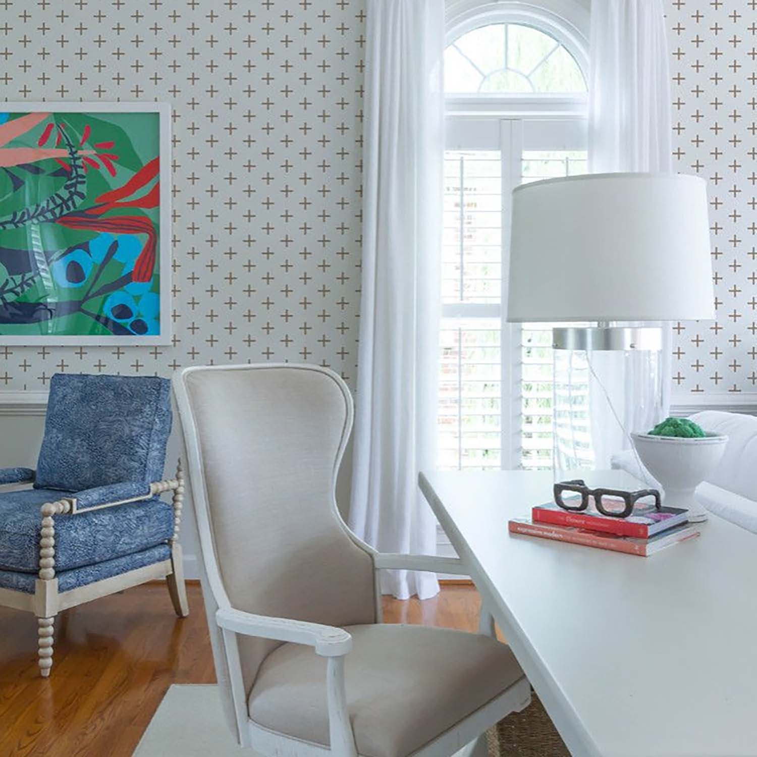 Mitchell Black Addition Style Wallpaper