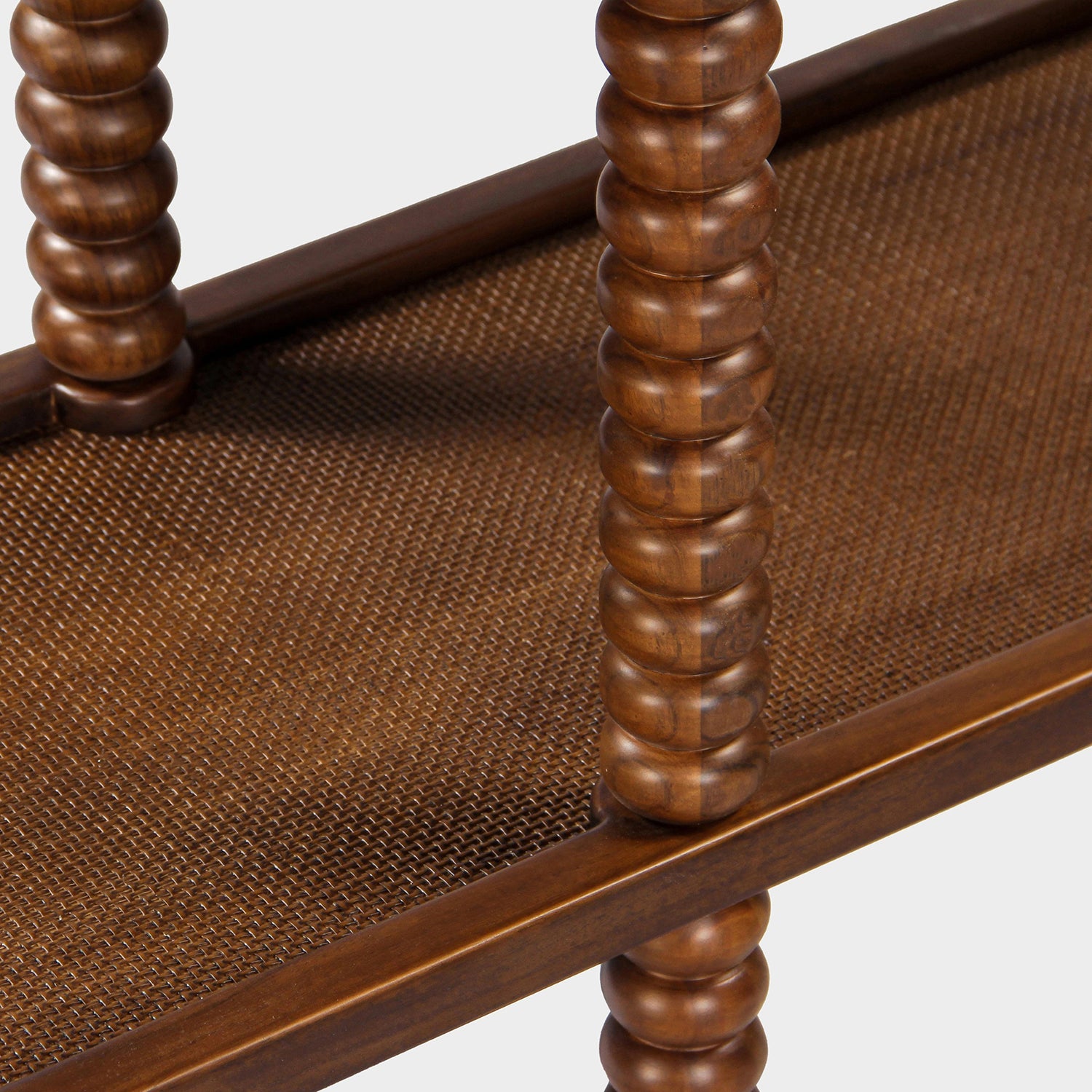 Union Home Twist Cane Solid Wood Console Table