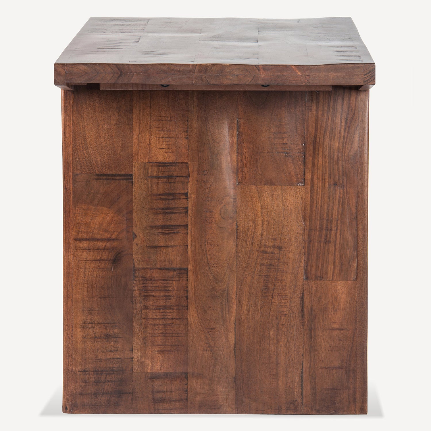 Union Home Keystone Reclaimed Wood Side Table