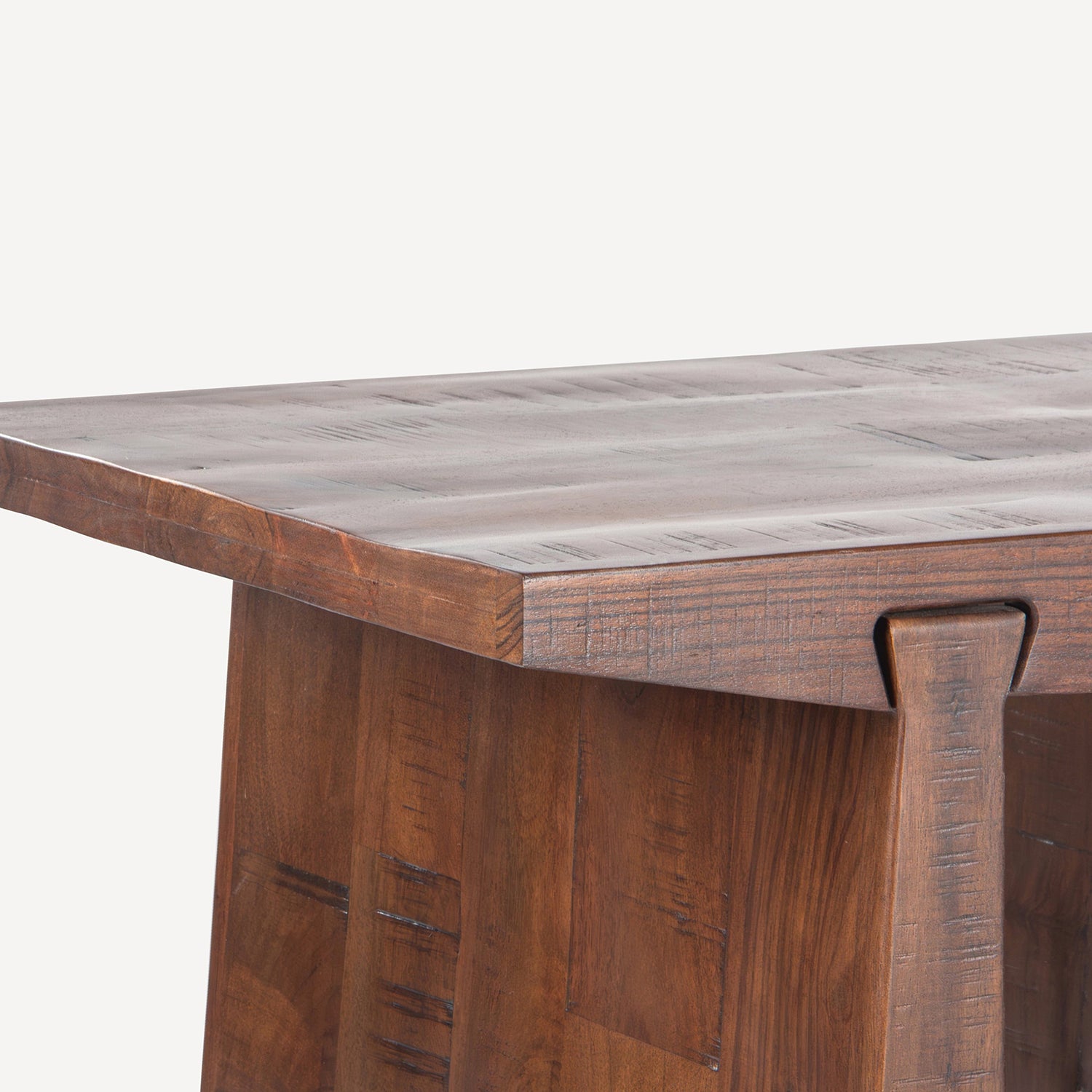 Union Home Keystone Reclaimed Wood Side Table