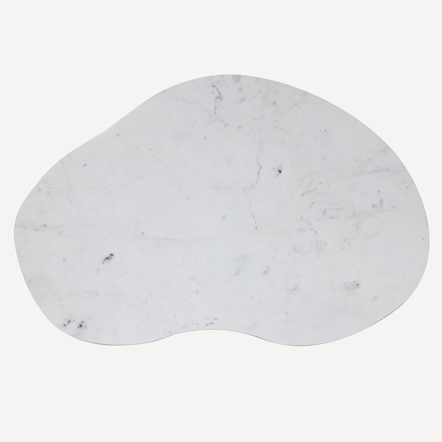 Union Home Kidney Marble Brass Coffee Table