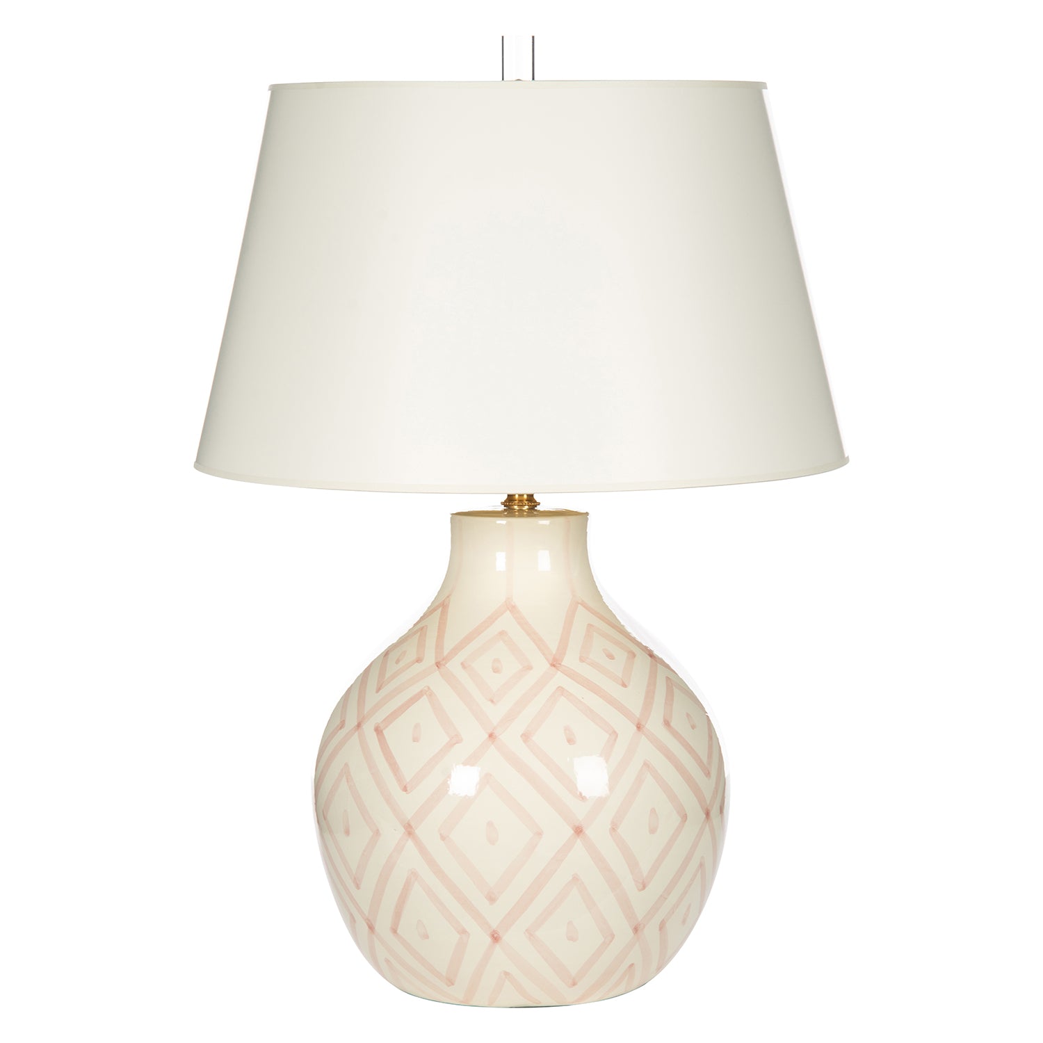 Bradburn Home Pink Prisim Table Lamp