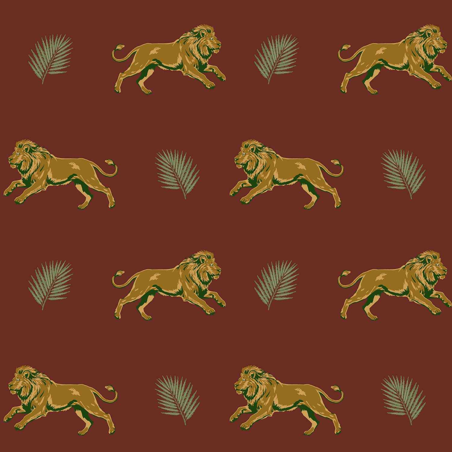 Mitchell Black Legacy Lion Wallpaper