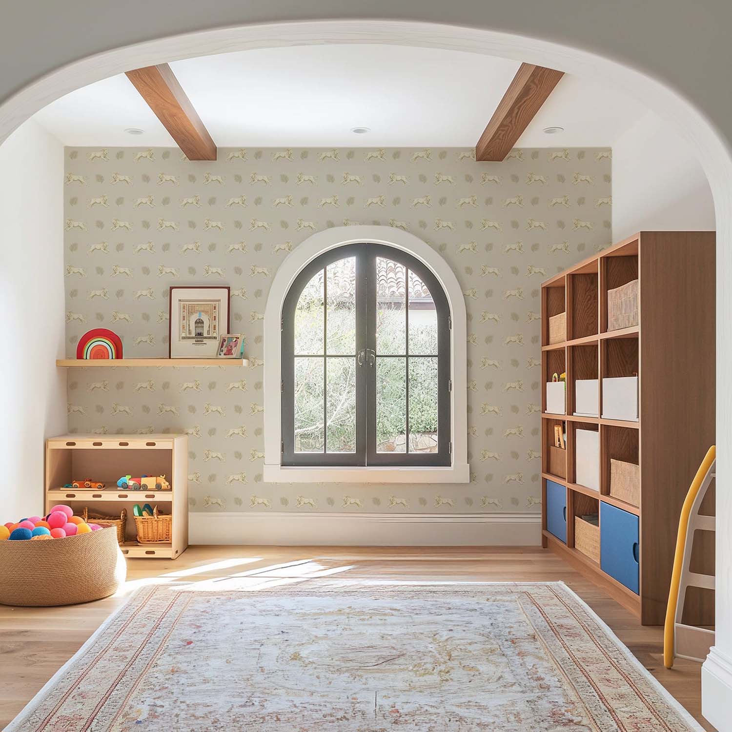 Mitchell Black Legacy Lion Wallpaper