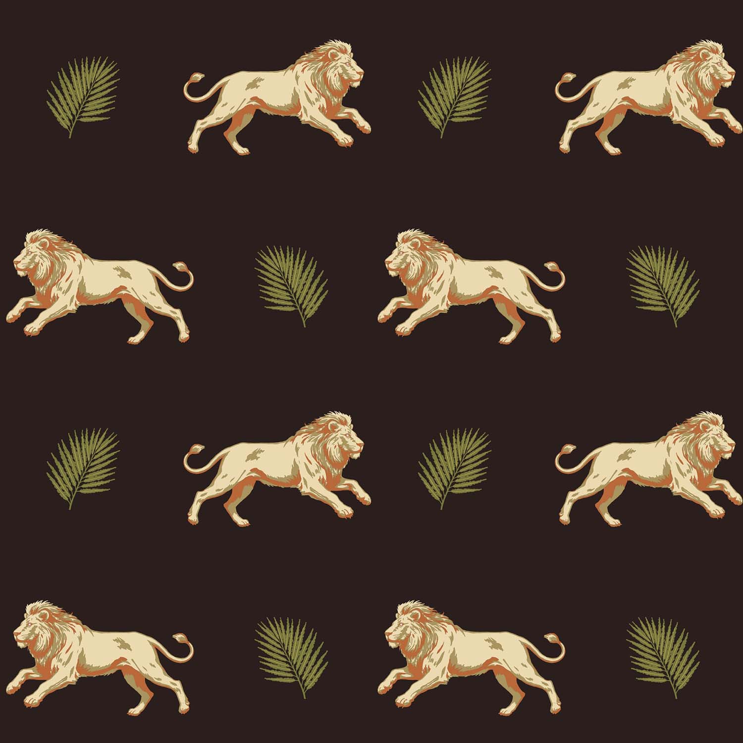 Mitchell Black Legacy Lion Wallpaper