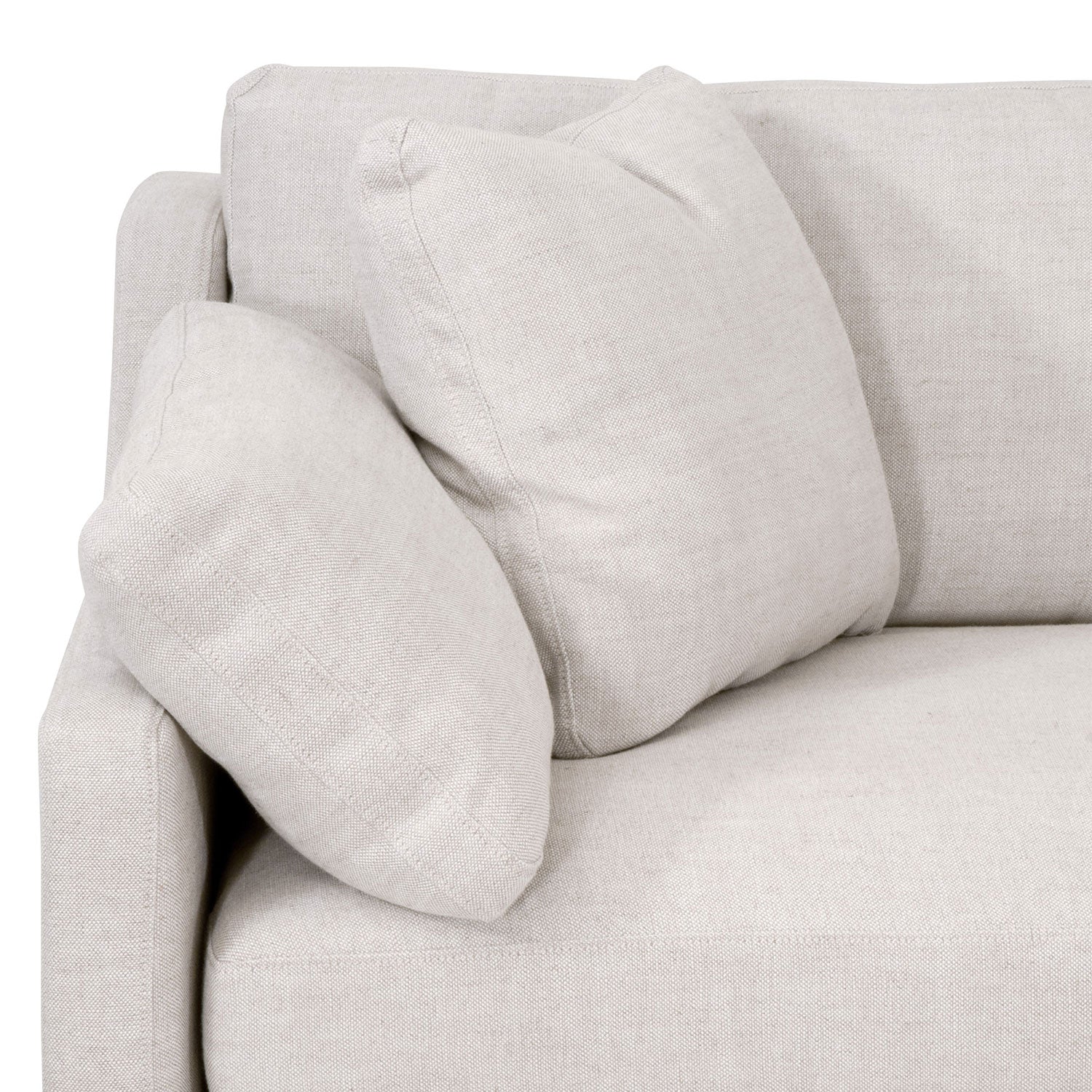 Lena Modular Slipcover 2-Seat Left Slope Arm Sofa