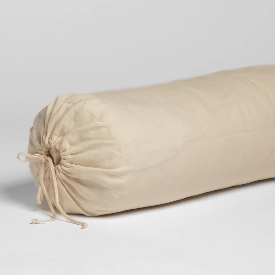 Bella Notte Linen Bolster Throw Pillow