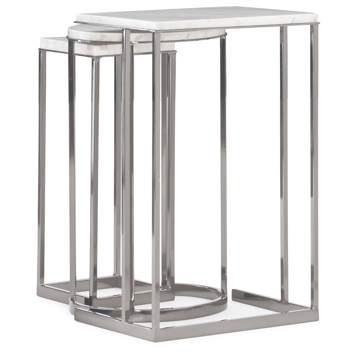 Caracole Exposition Nesting End Table Set