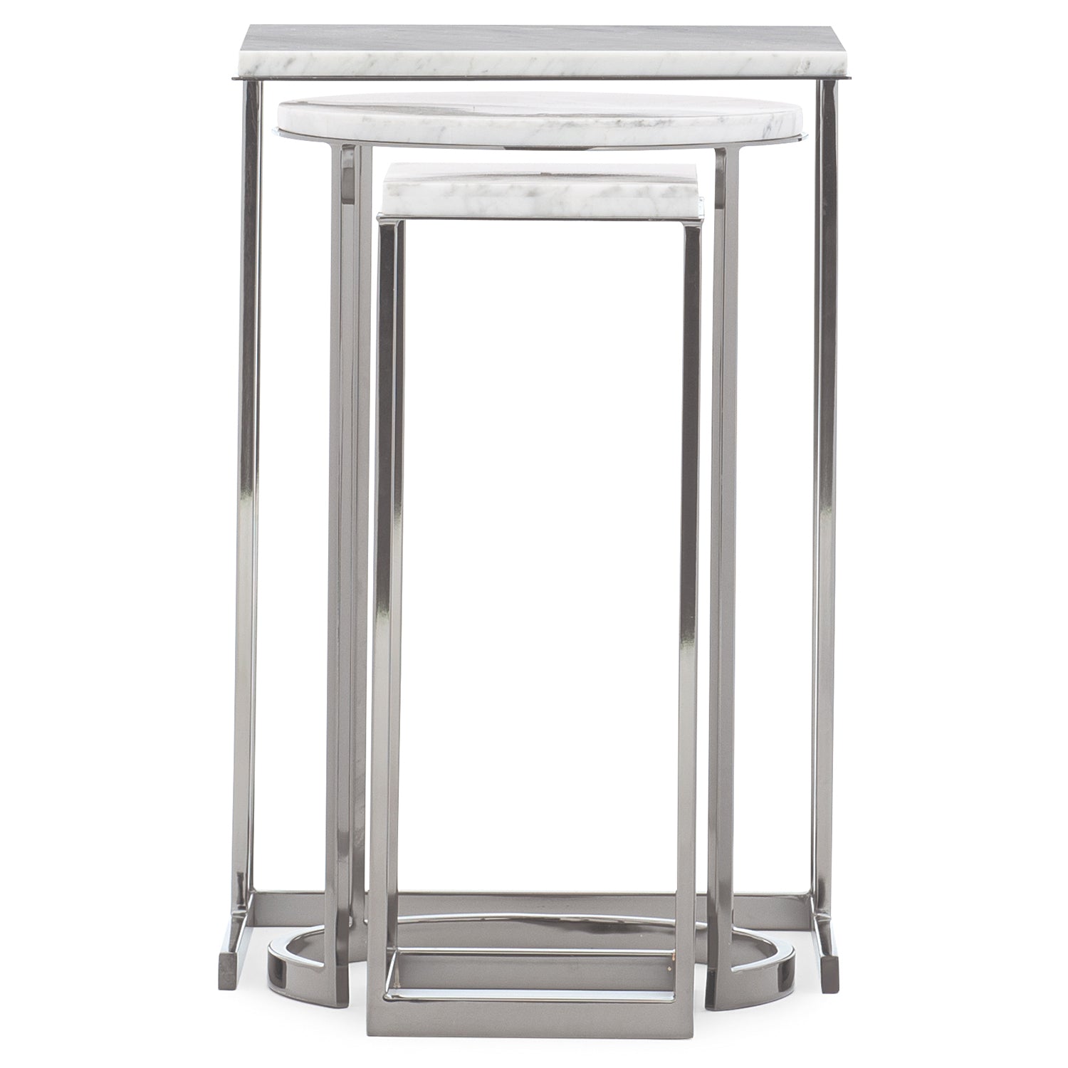 Caracole Exposition Nesting End Table Set