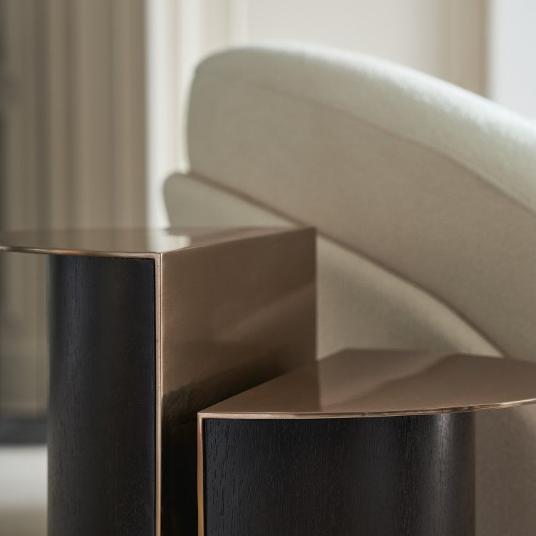 Caracole Movement Alabaster Sofa