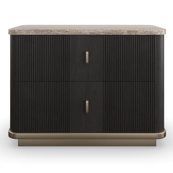 Caracole Rhythm Stone Nightstand