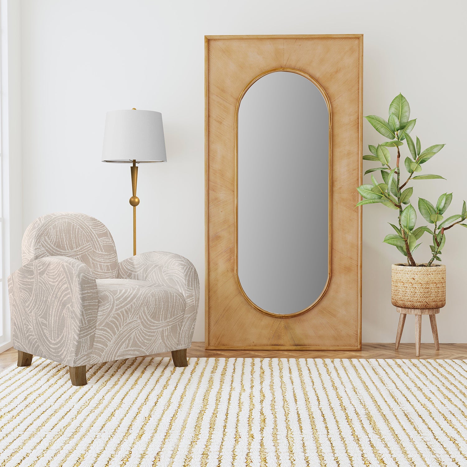 Bassett Mirror Liam Floor Mirror