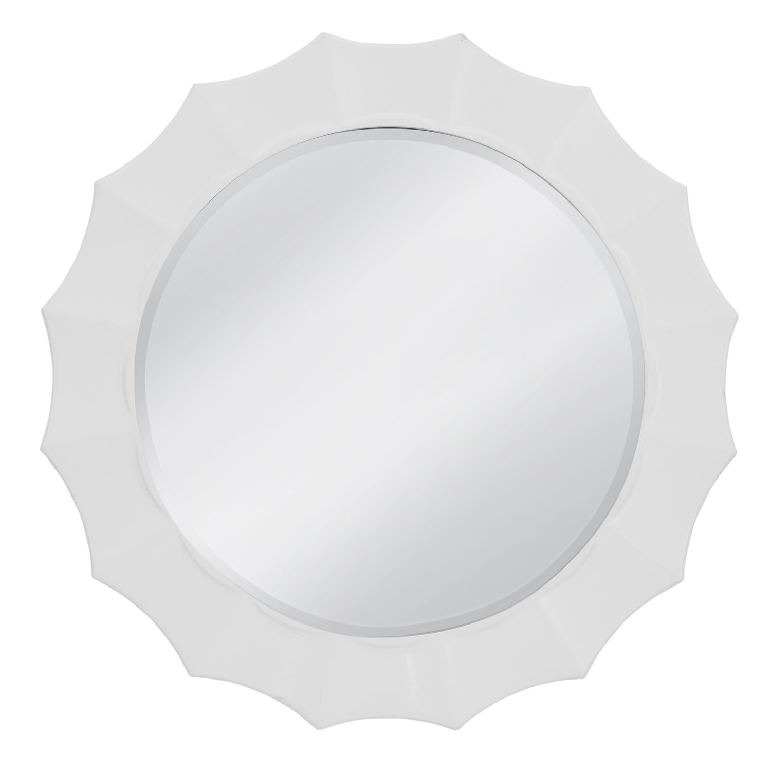 Bassett Mirror White Altair Wall Mirror