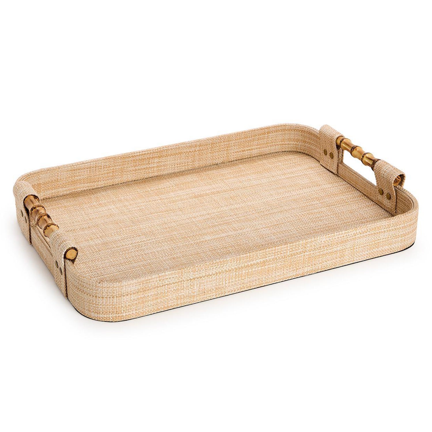 Natural Grass Rectangle Tray Set of 3