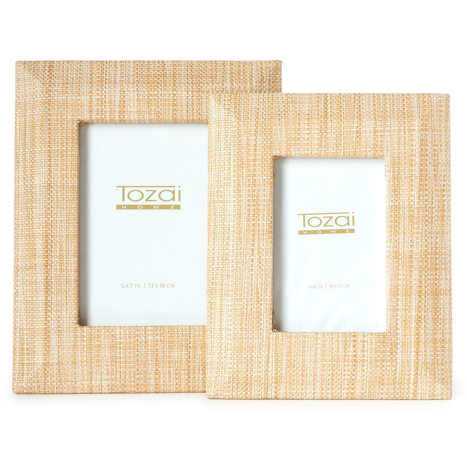 Natural Grass Photo Frame Set of 2