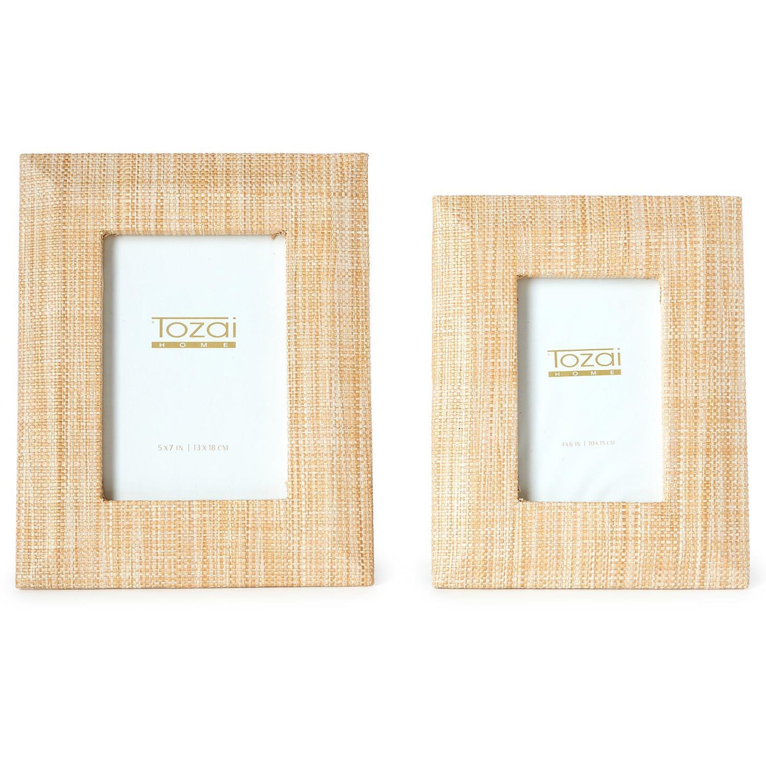 Natural Grass Photo Frame Set of 2