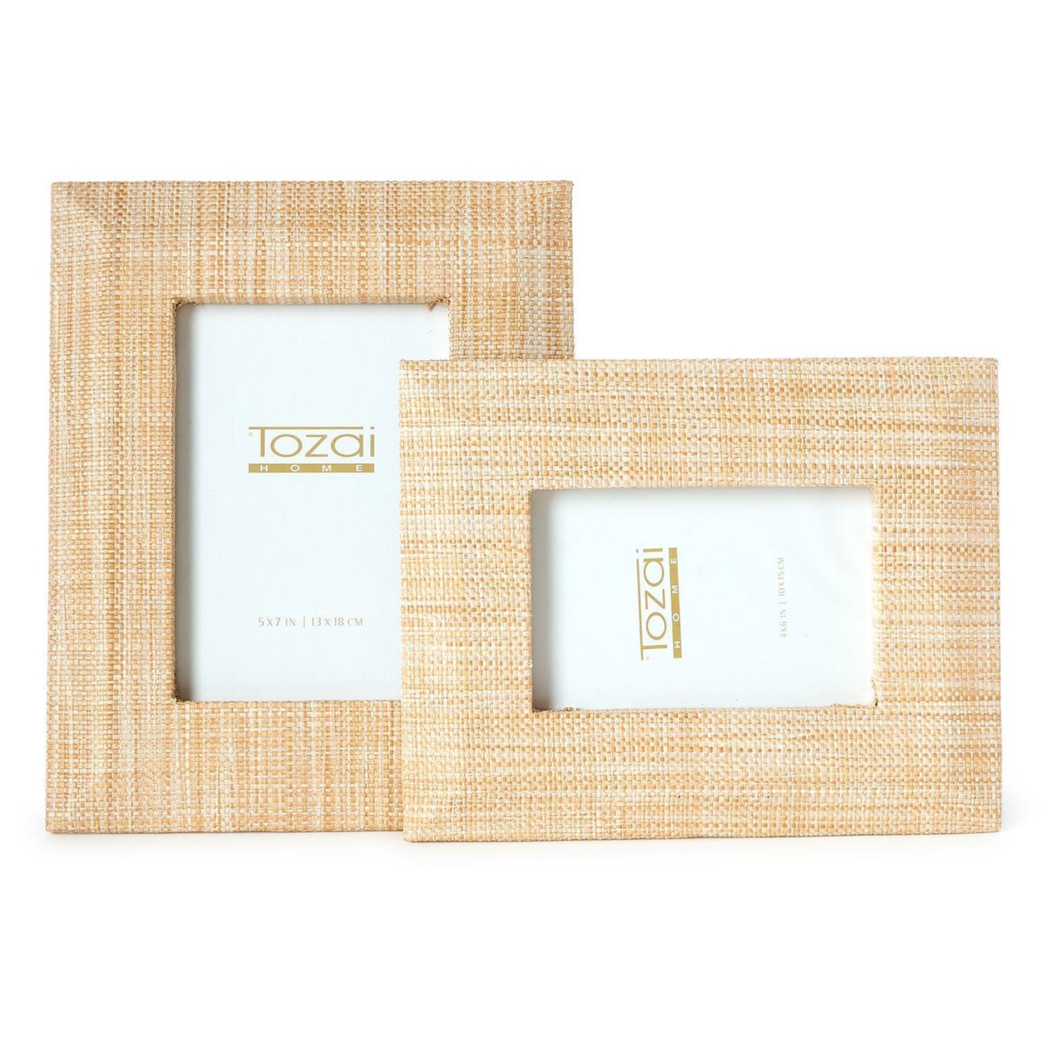 Natural Grass Photo Frame Set of 2