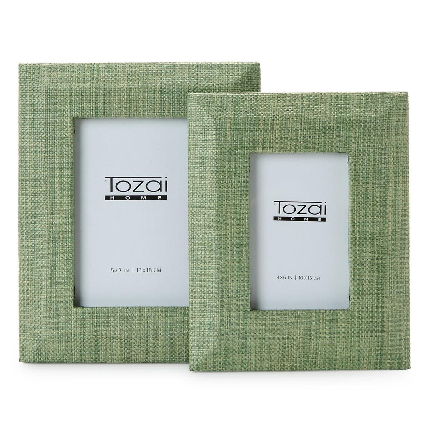 Monaco Green Grass Photo Frame Set of 2