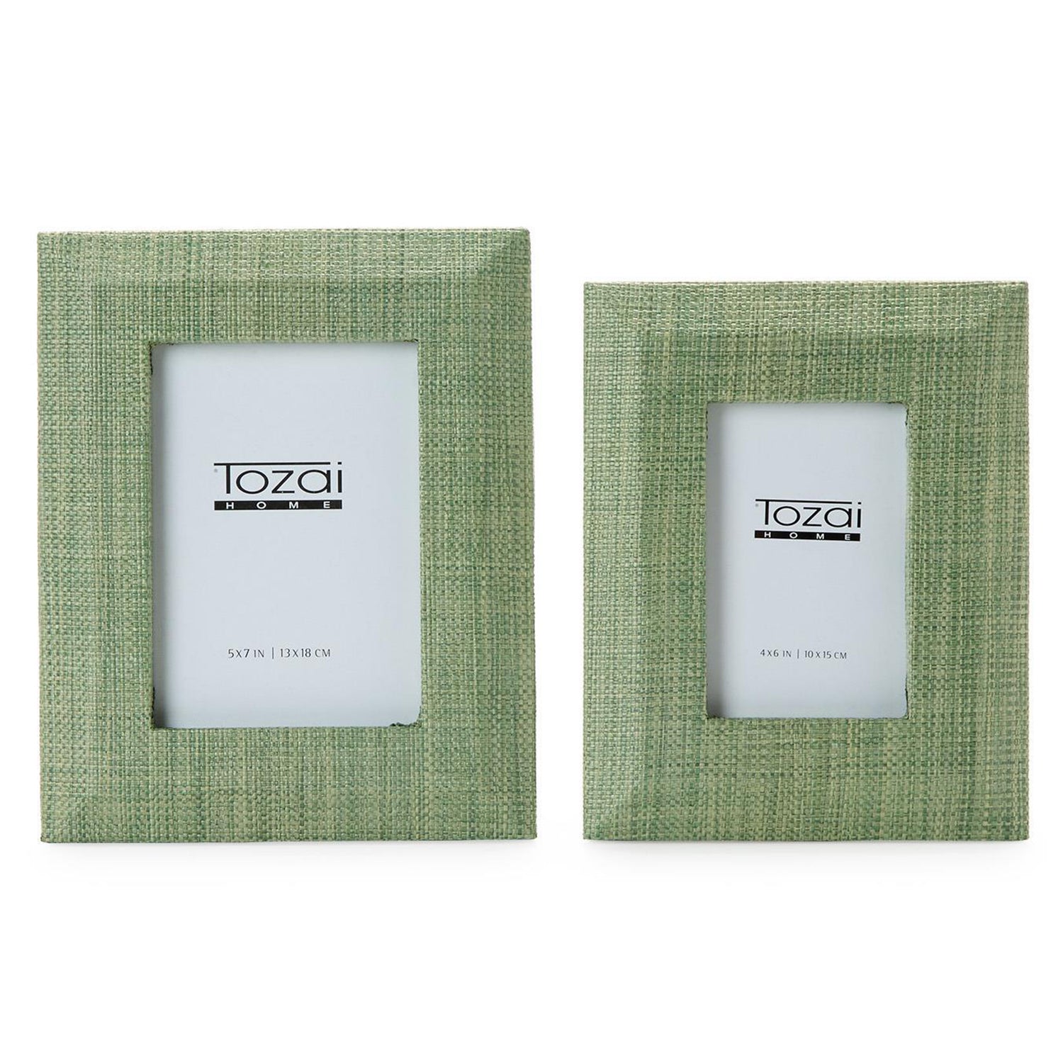 Monaco Green Grass Photo Frame Set of 2