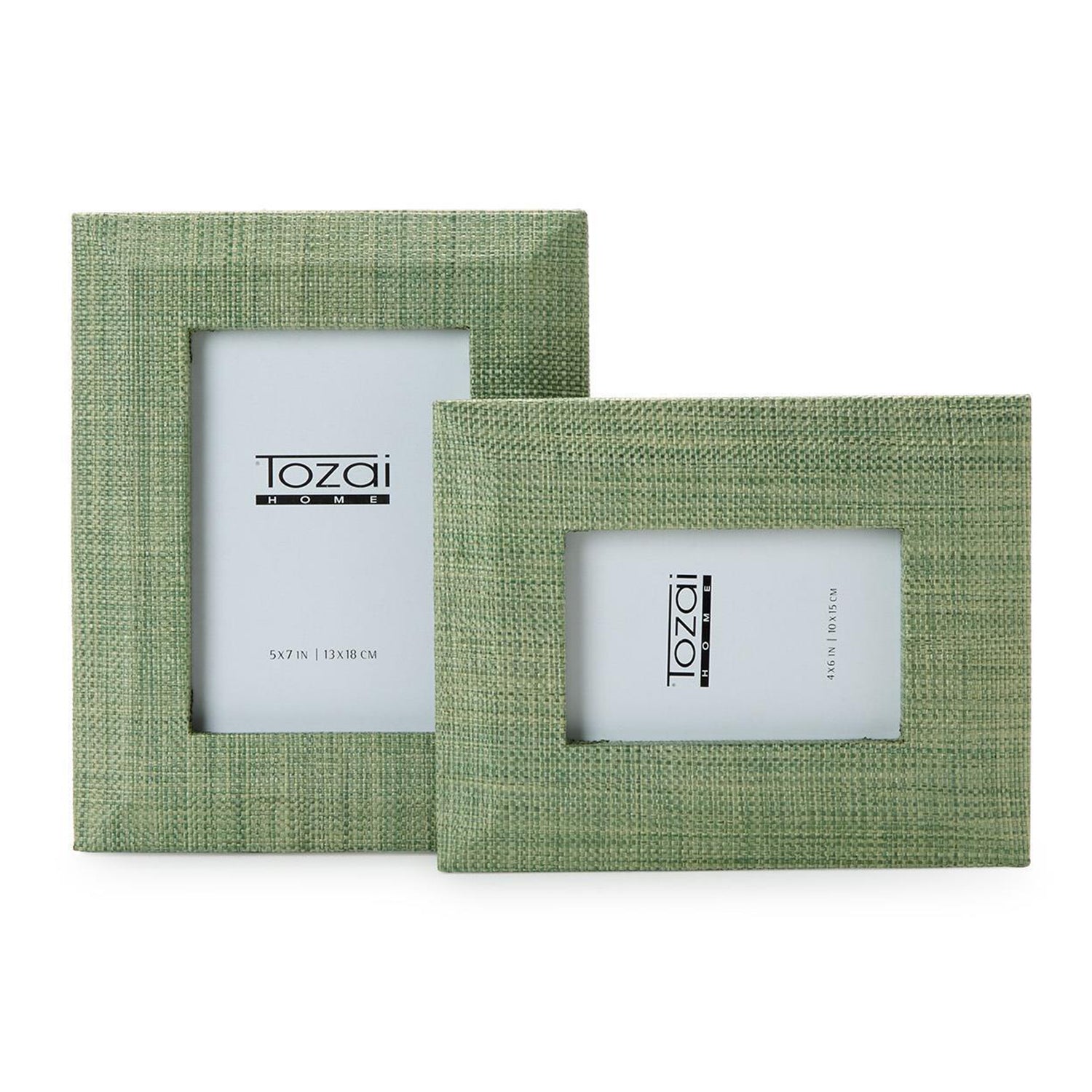 Monaco Green Grass Photo Frame Set of 2