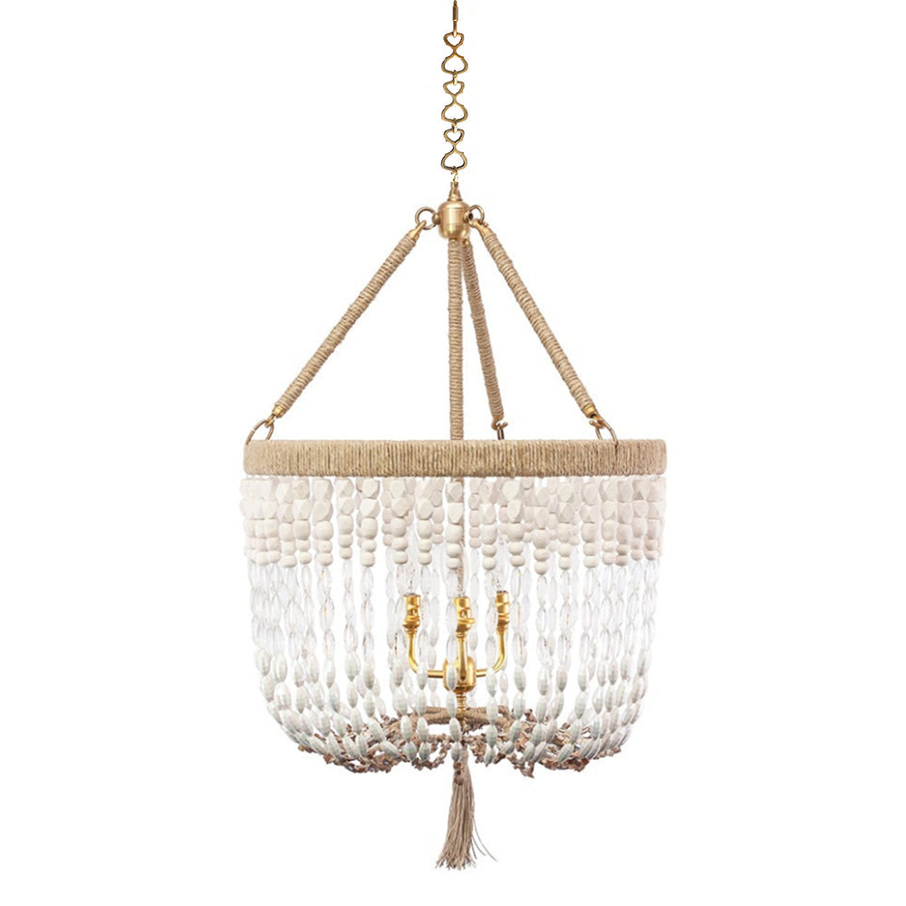 Ro Sham Beaux Malibu Stoney Beaded Chandelier