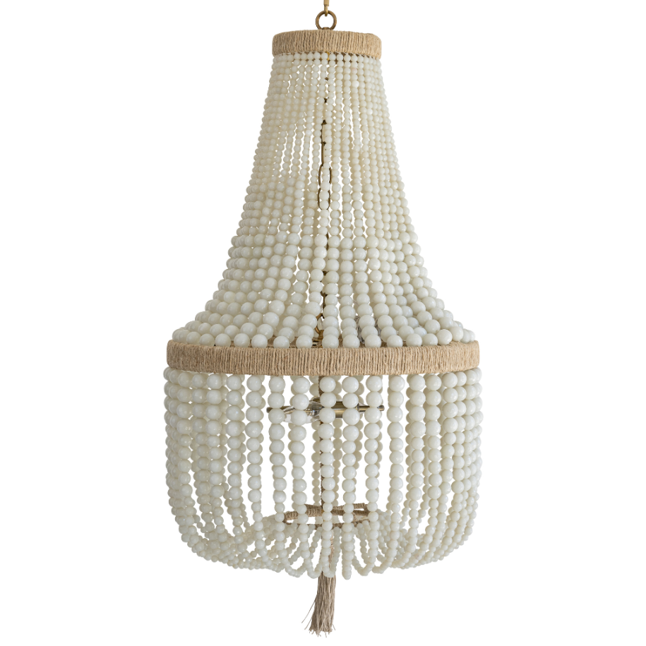 Ro Sham Beaux Malibu Up Oyster Chandelier