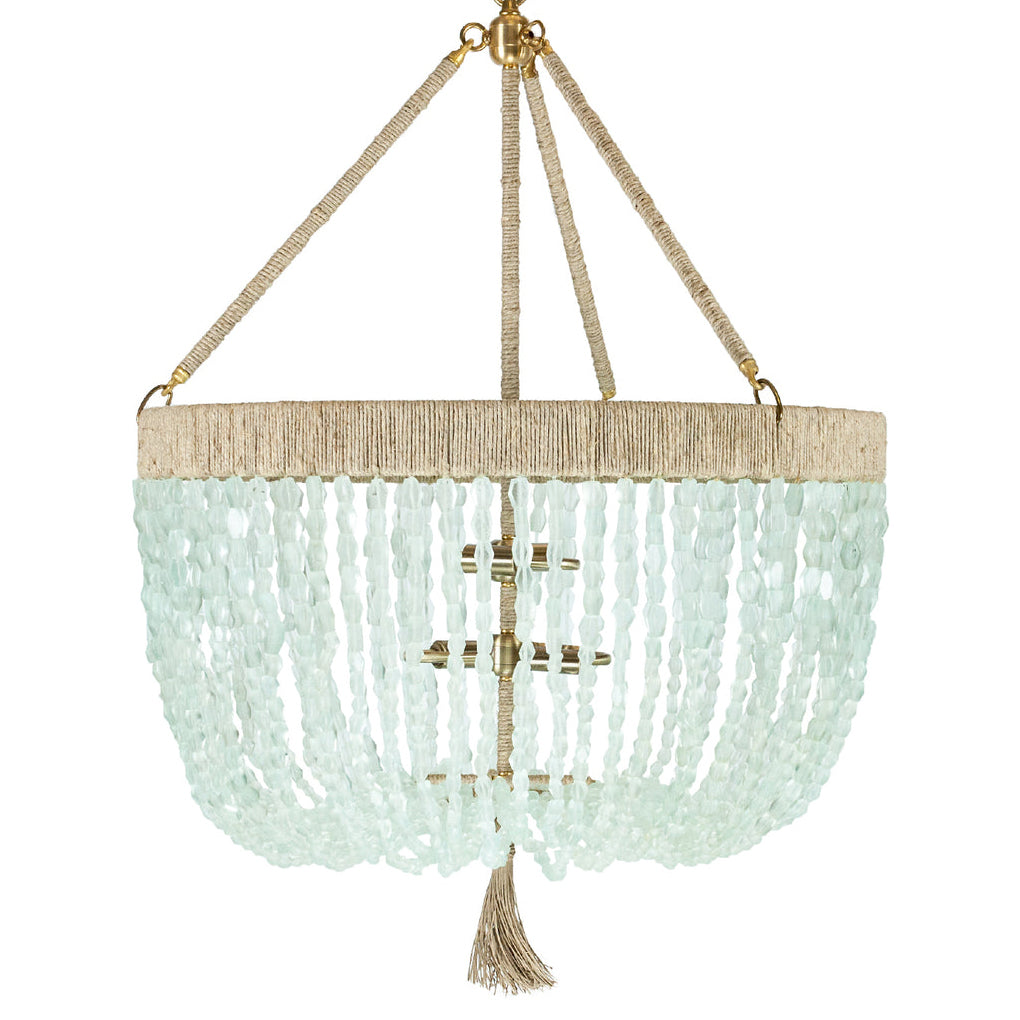 Ro Sham Beaux Malibu 24 Coke Bottle Glass Chandelier