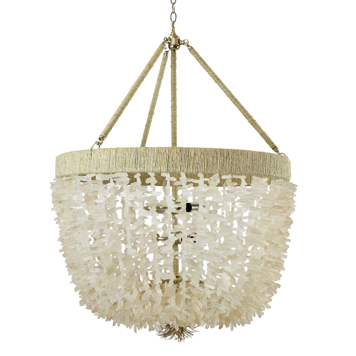 Ro Sham Beaux Malibu 24 Clear Chunky Chandelier