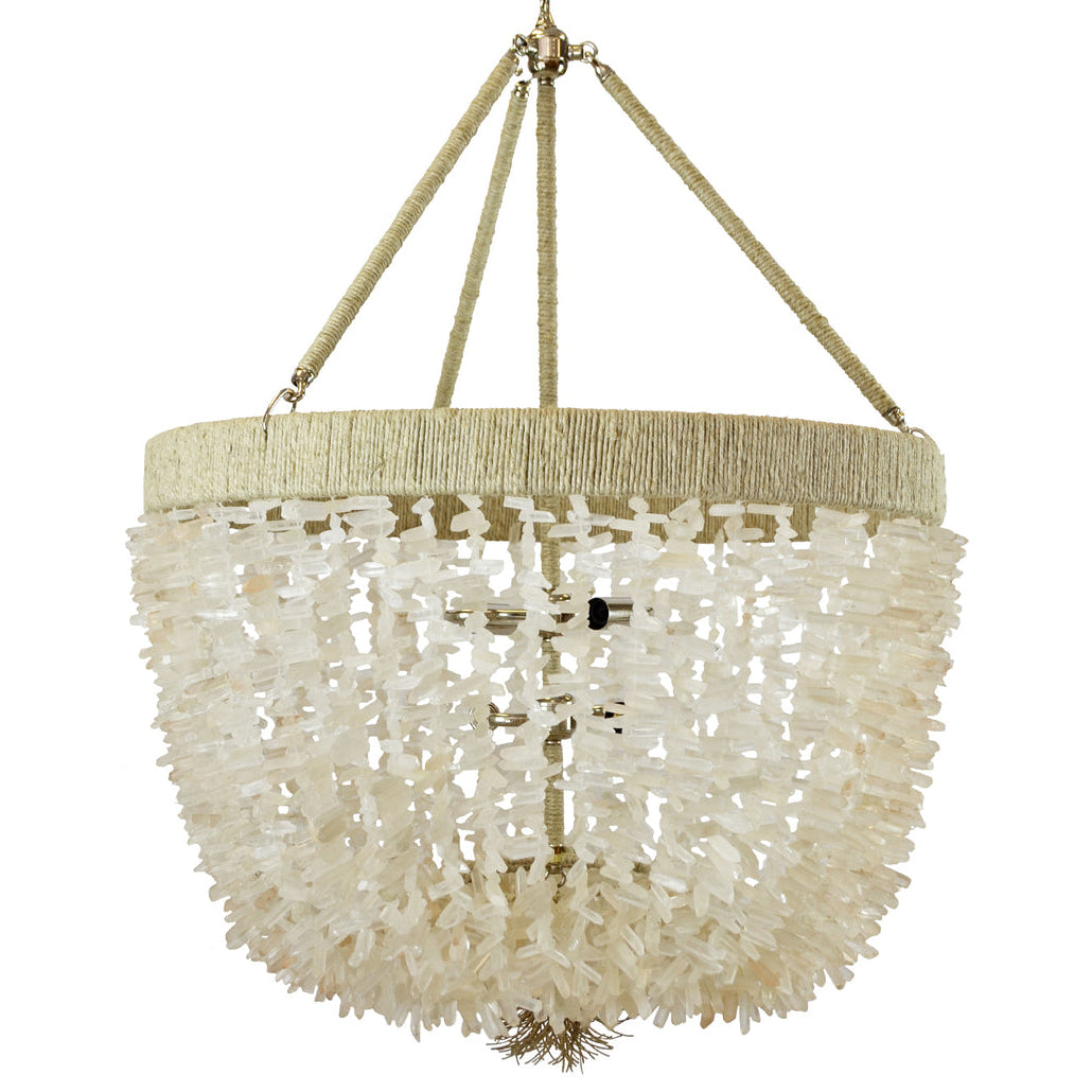 Ro Sham Beaux Malibu 24 Clear Chunky Chandelier