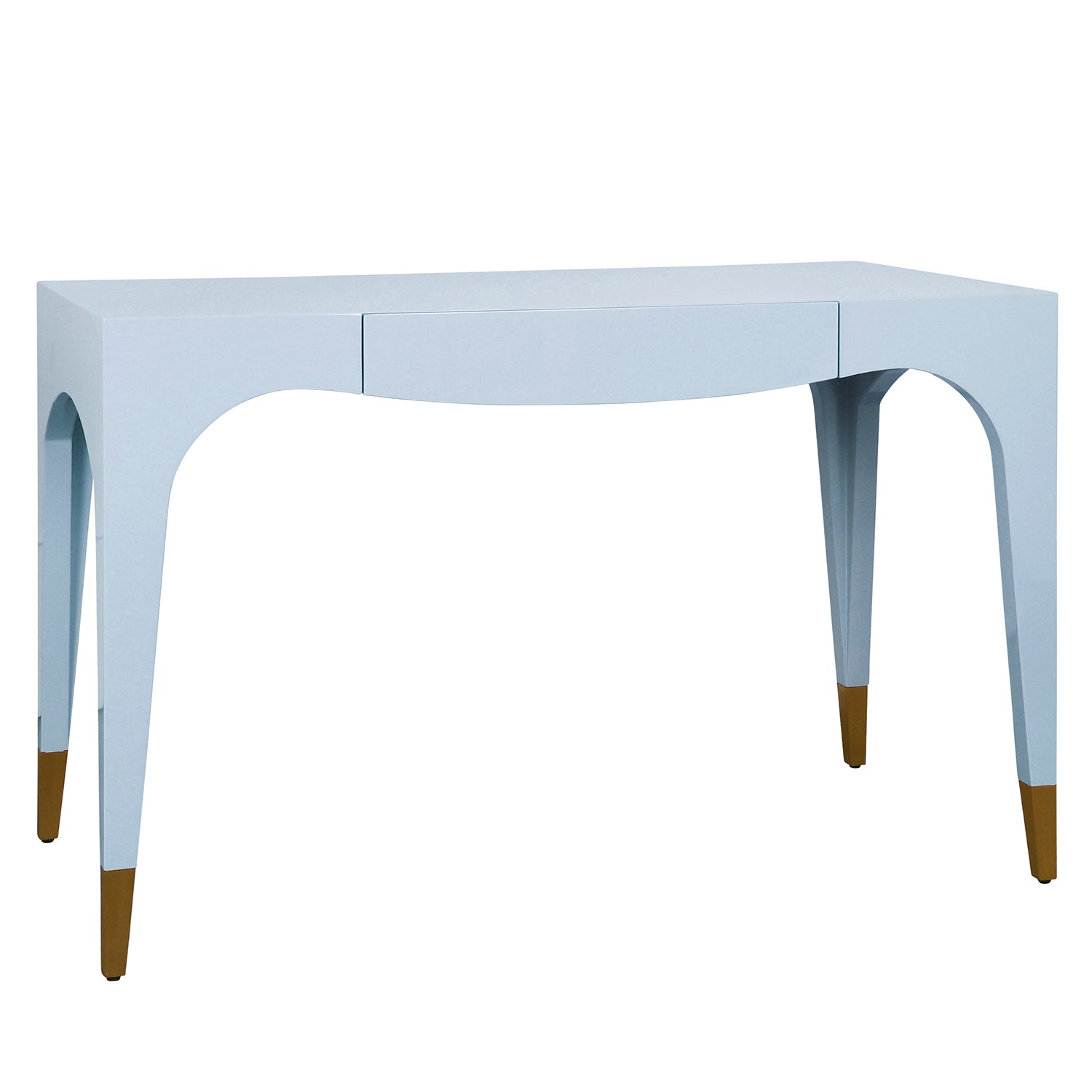 Worlds Away Mandi Light Blue 1 Drawer Desk
