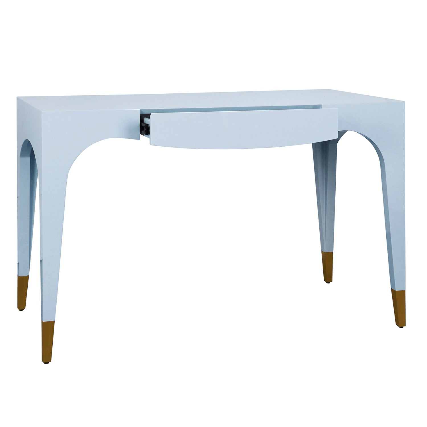 Worlds Away Mandi Light Blue 1 Drawer Desk
