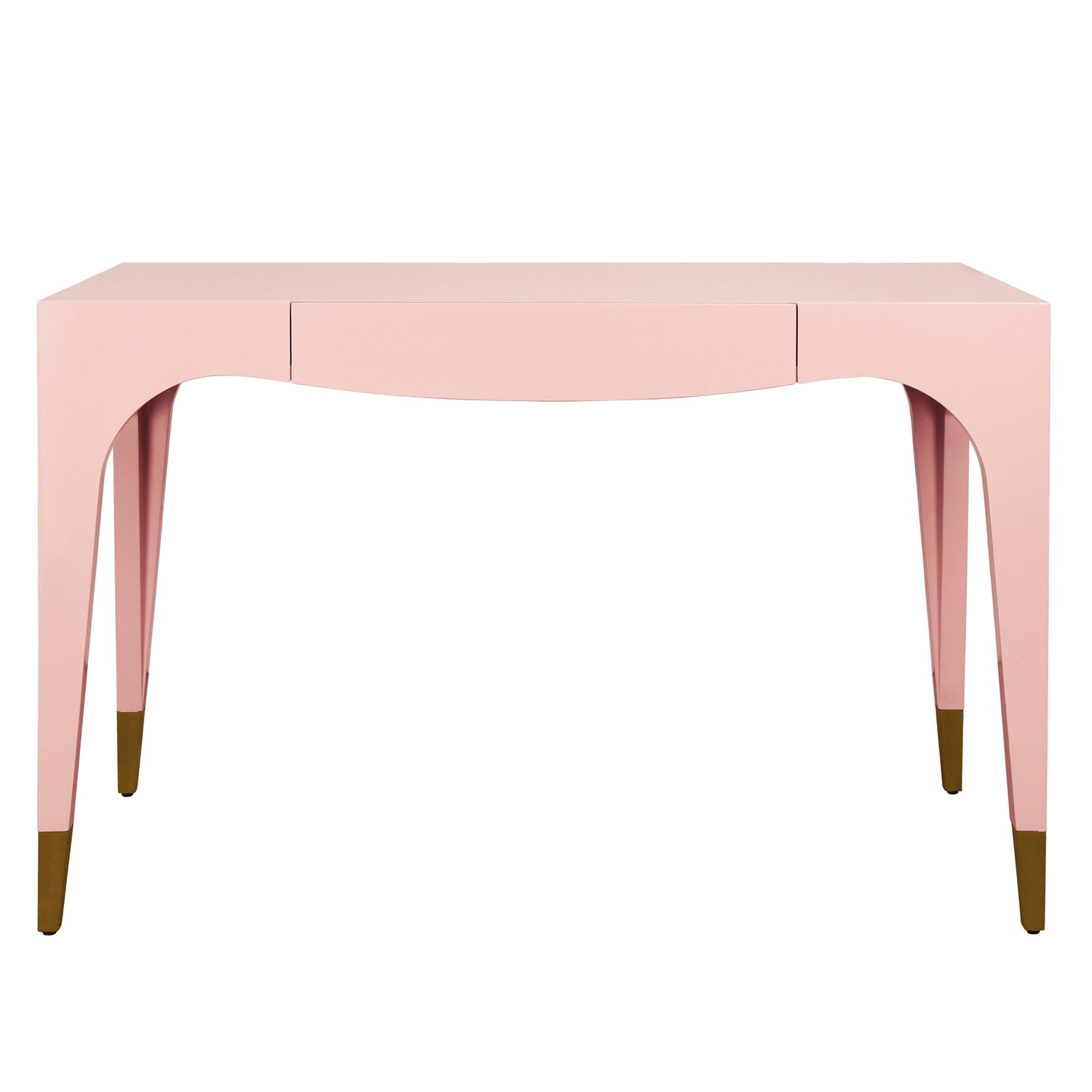 Worlds Away Mandi Pink 1 Drawer Desk