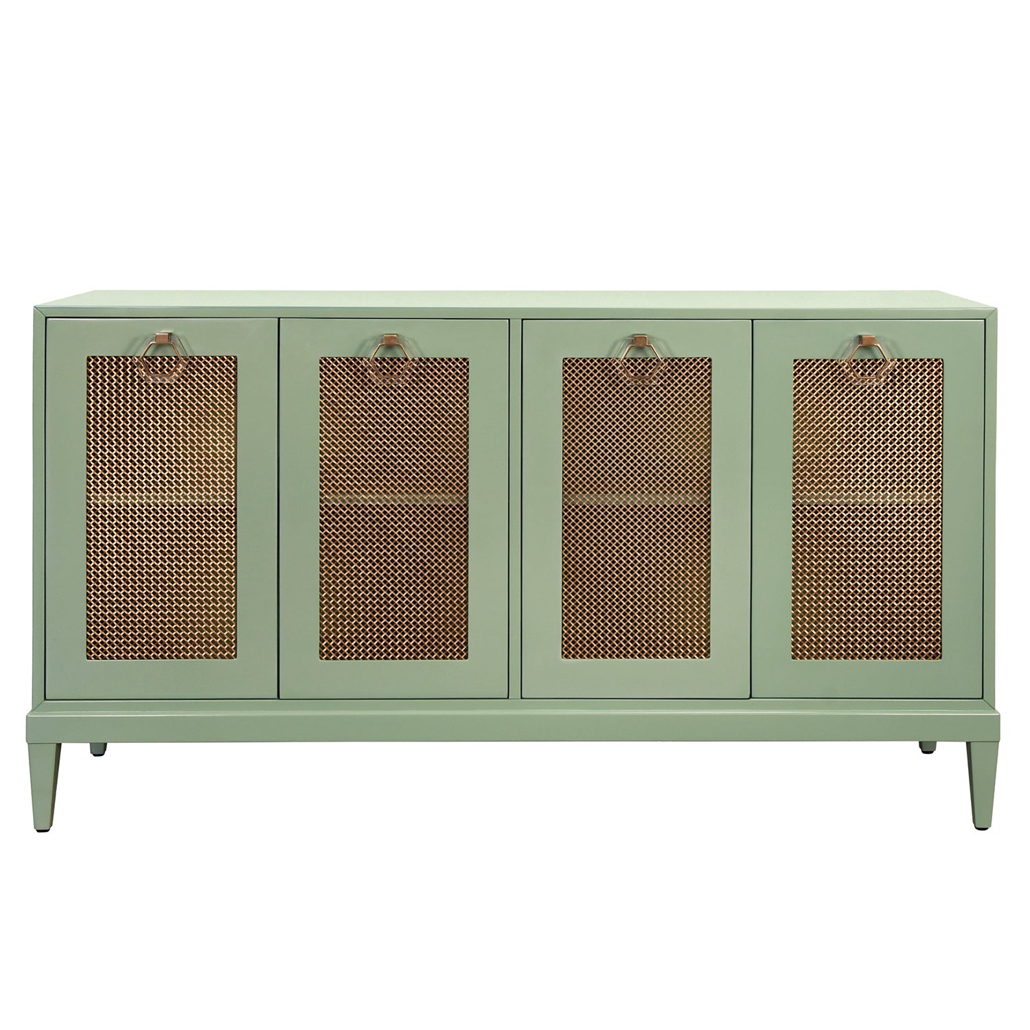 Worlds Away Marcella Green Four Door Buffet