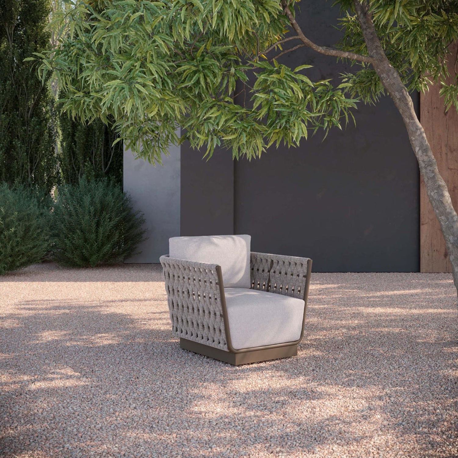 Azzuro Living Maui Swivel Club Chair