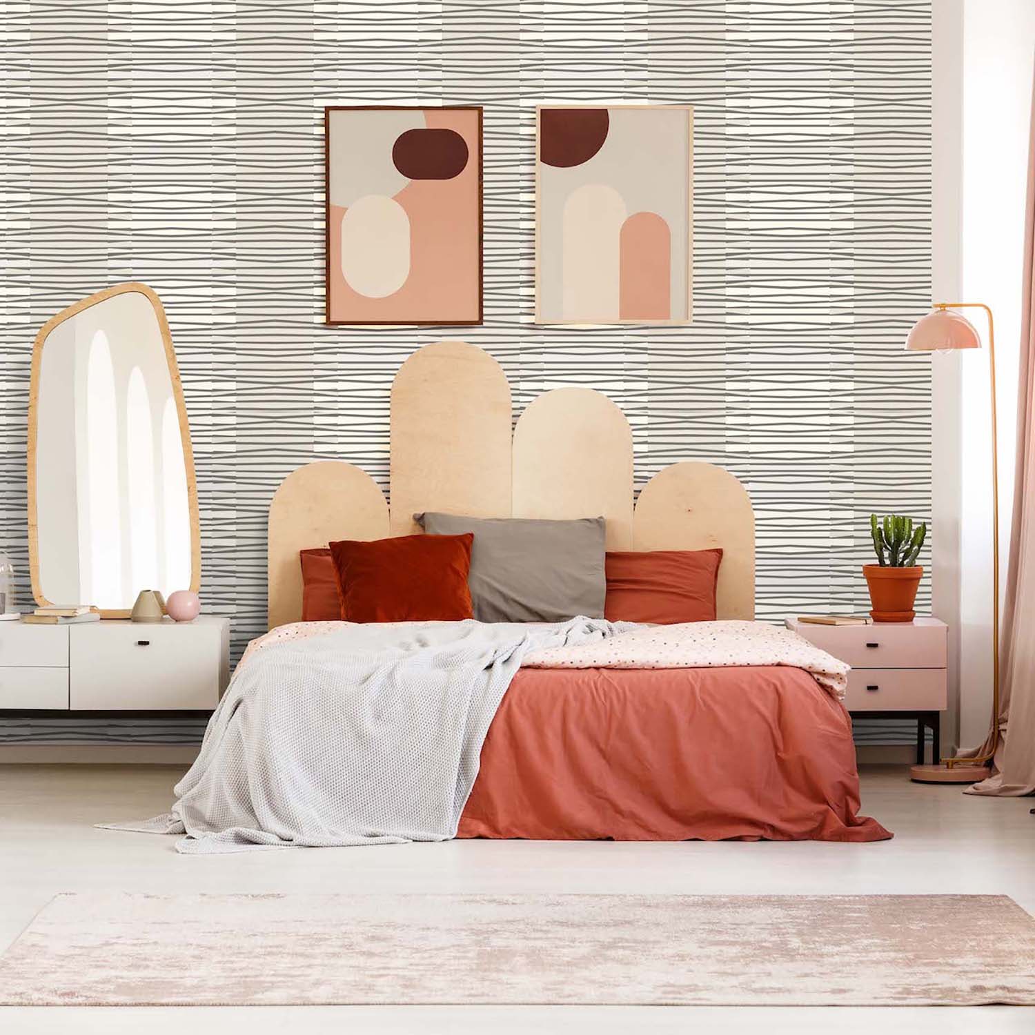 Mitchell Black Zaire Wallpaper