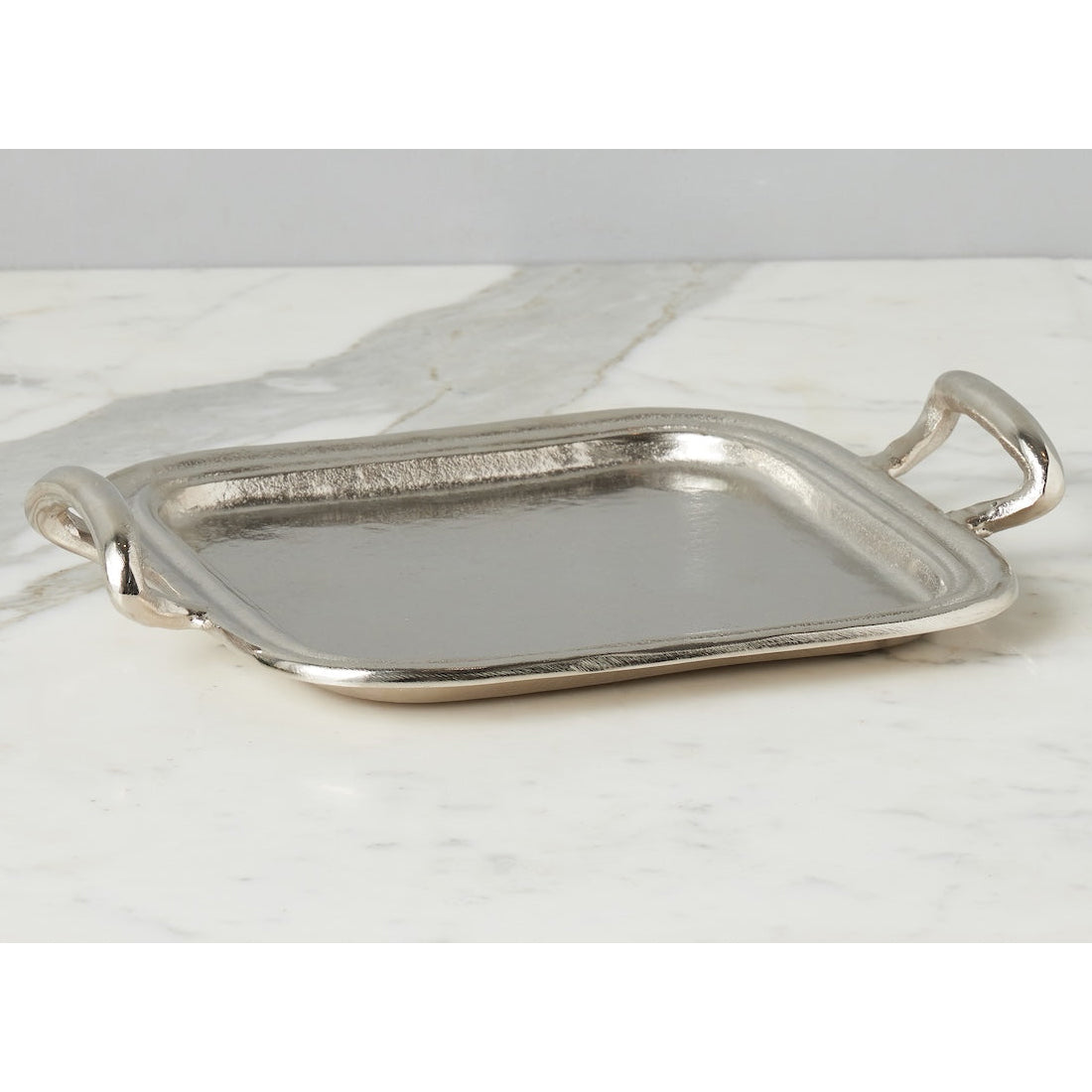 Etu Home Vintage Metal Square Hotel Tray