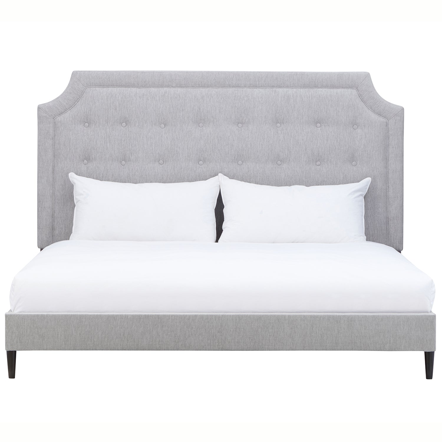 Zest Scooped Welt Upholstered Bed
