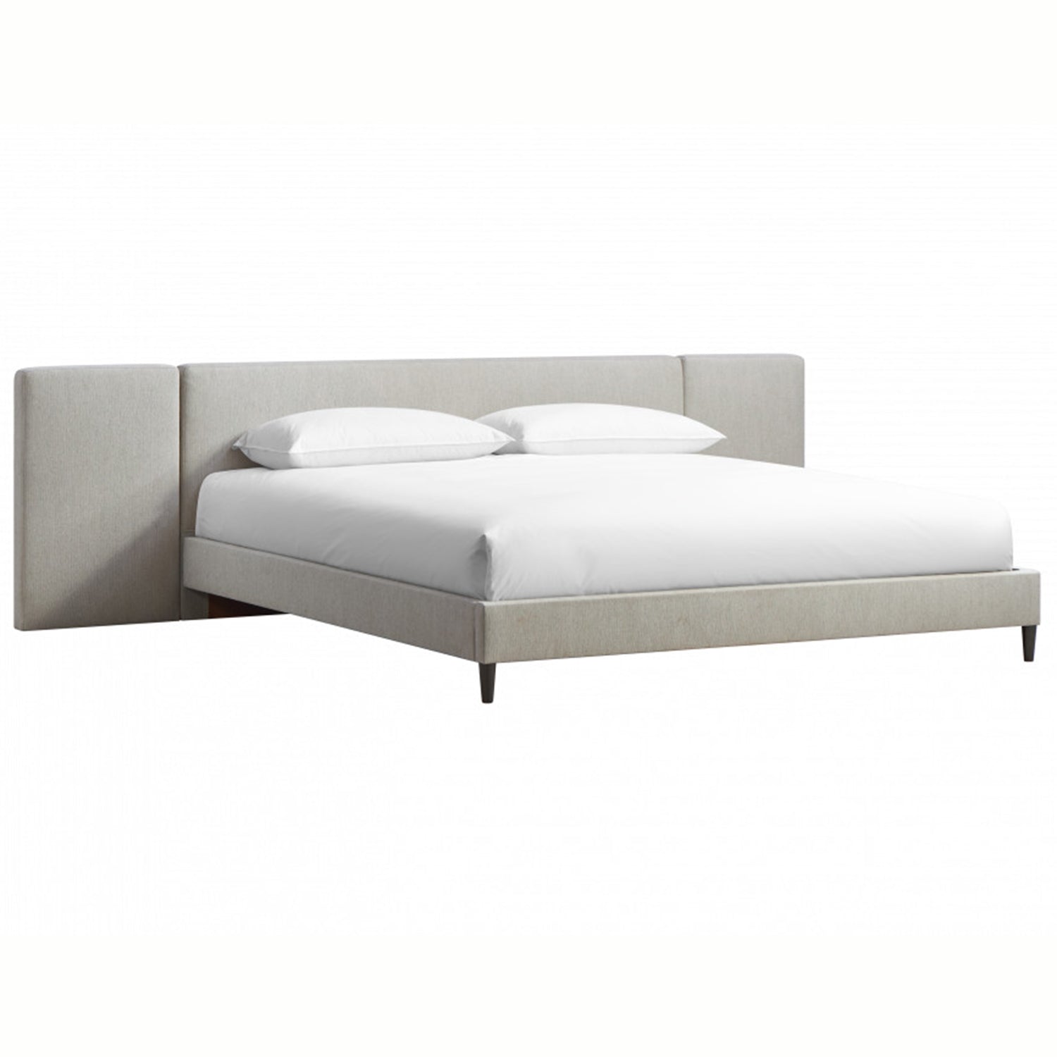 Zest Winged Upholstered King Bed