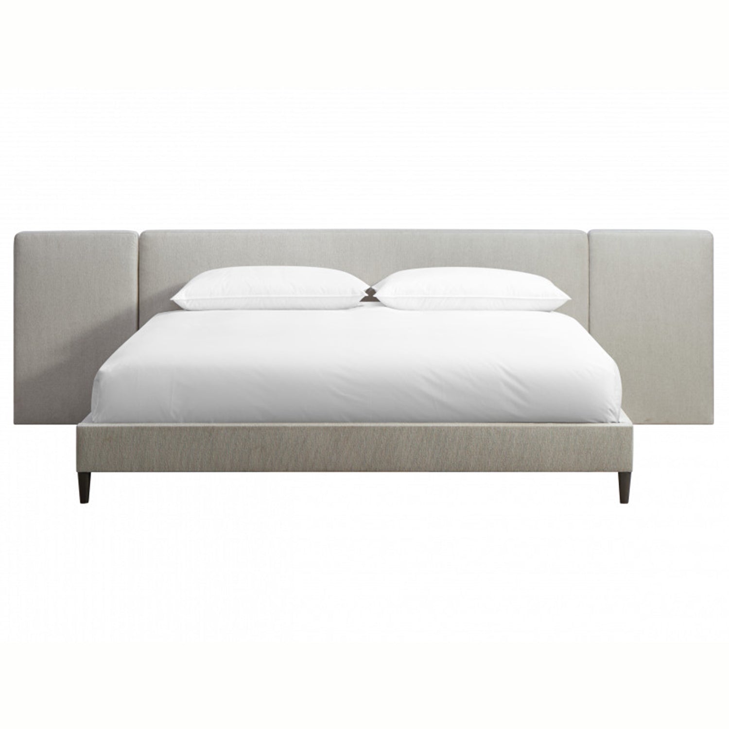 Zest Winged Upholstered King Bed