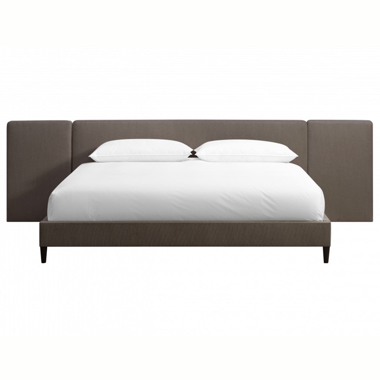 Zest Winged Upholstered King Bed