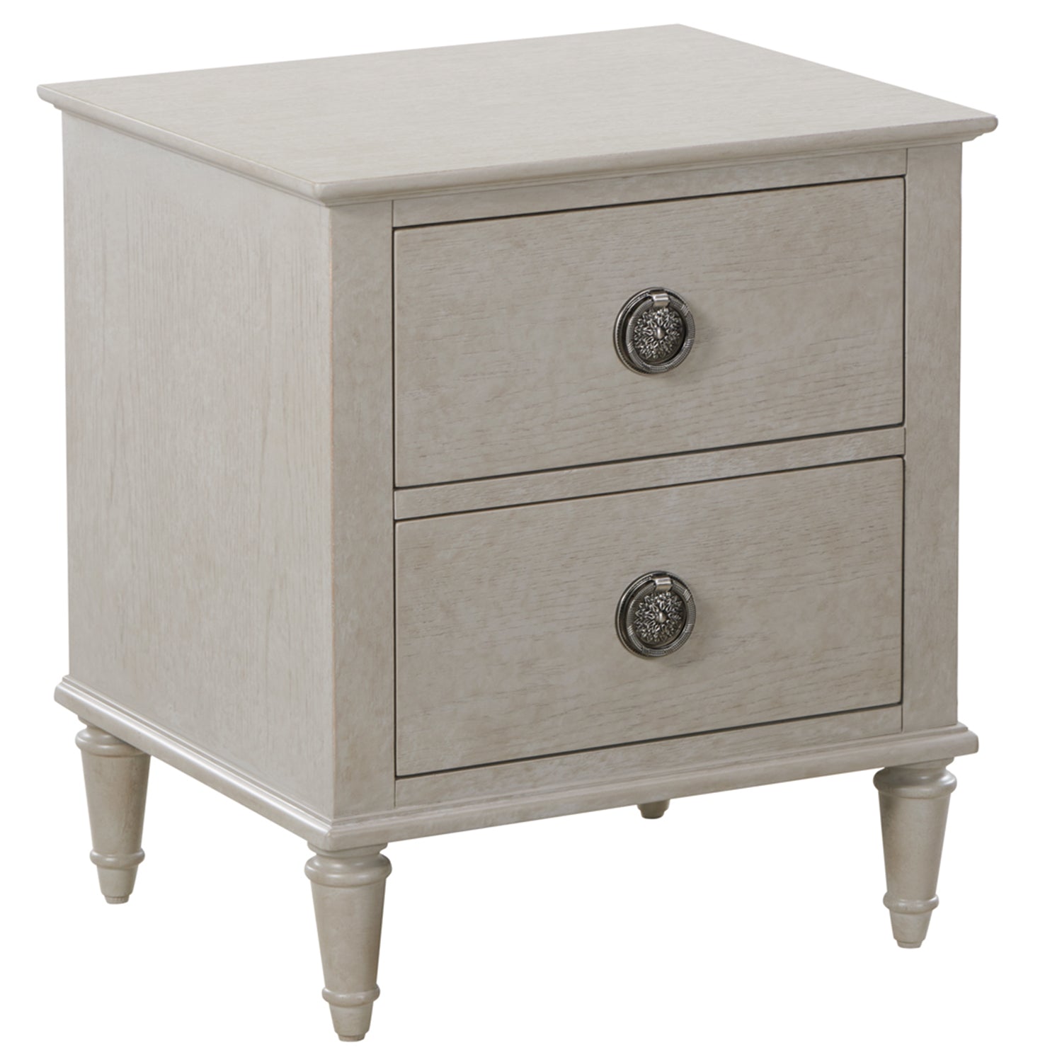 Zest Solid Wood Traditional 2 Drawer Nightstand Set of 2