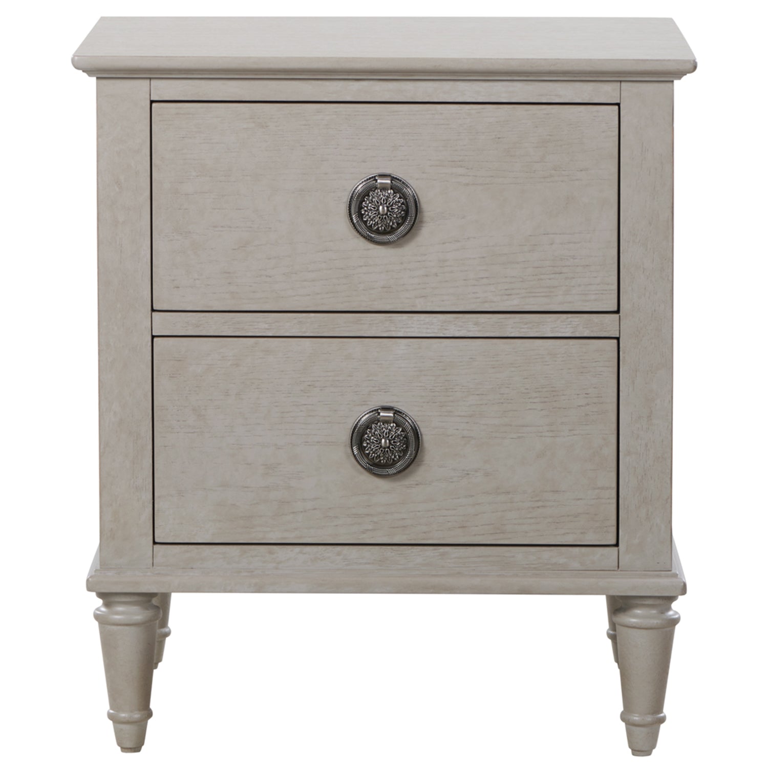 Zest Solid Wood Traditional 2 Drawer Nightstand Set of 2