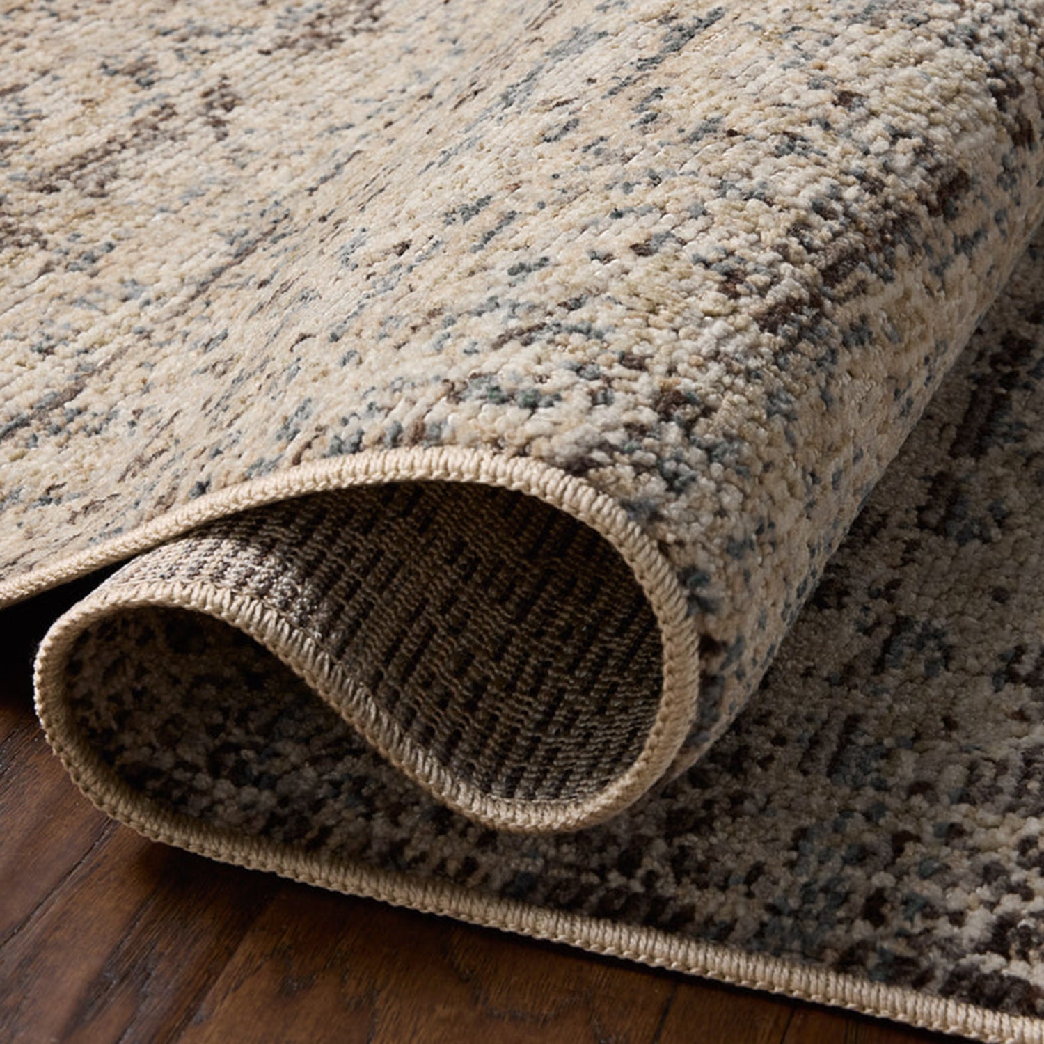Loloi Milena Linen/Midnight Power Loomed Rug