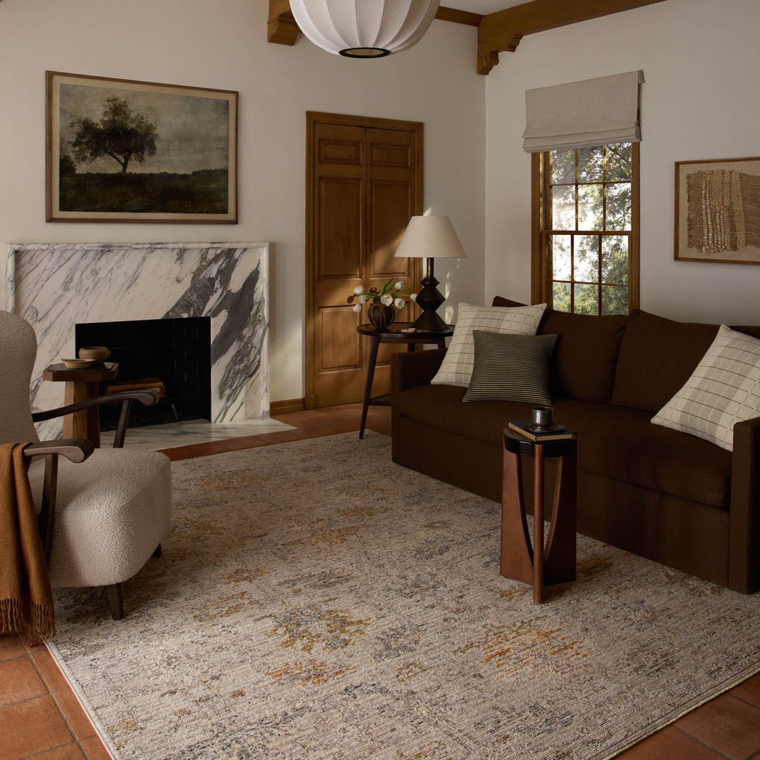 Loloi Milena Ivory/Granite Power Loomed Rug