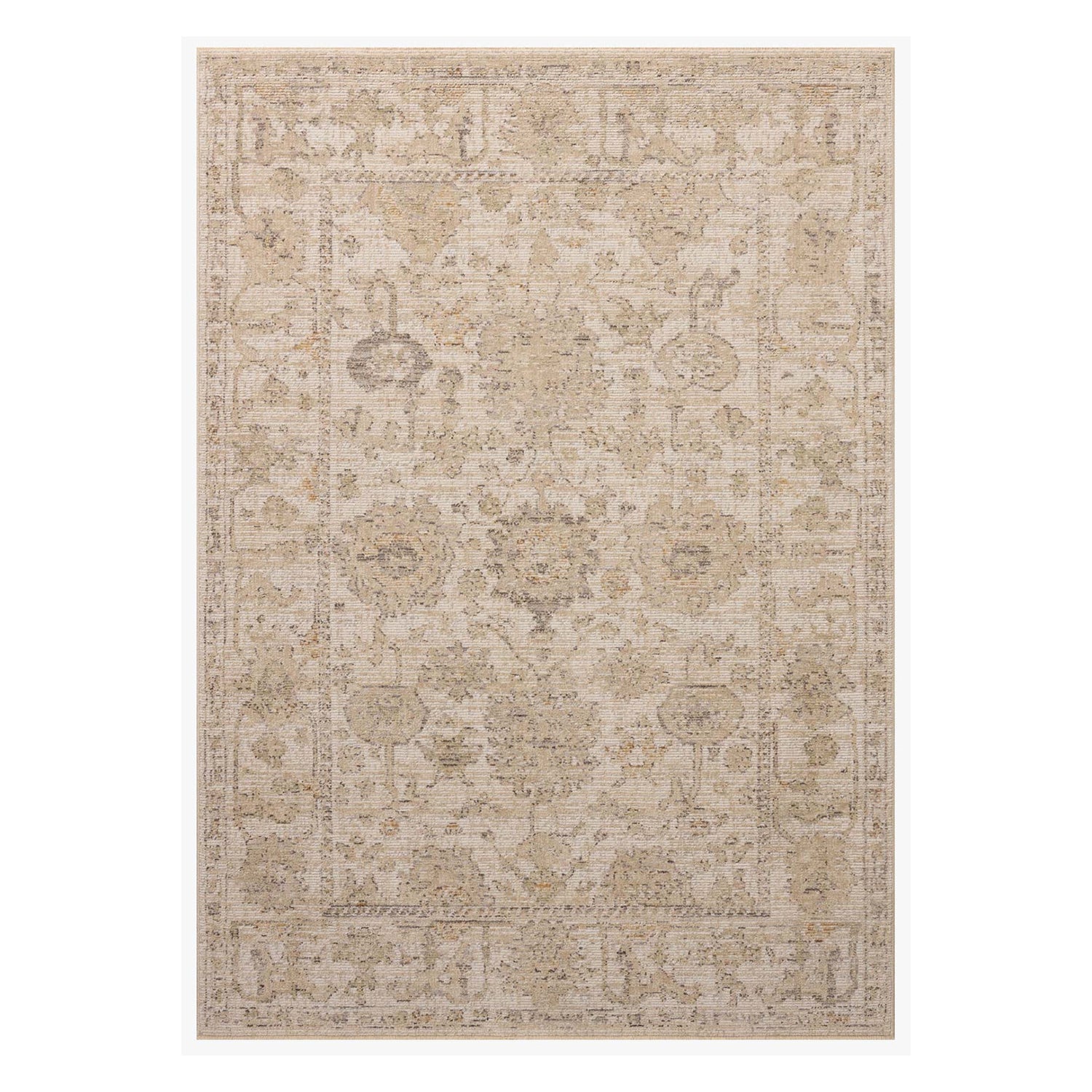 Loloi Milena Ivory/Sand Power Loomed Rug