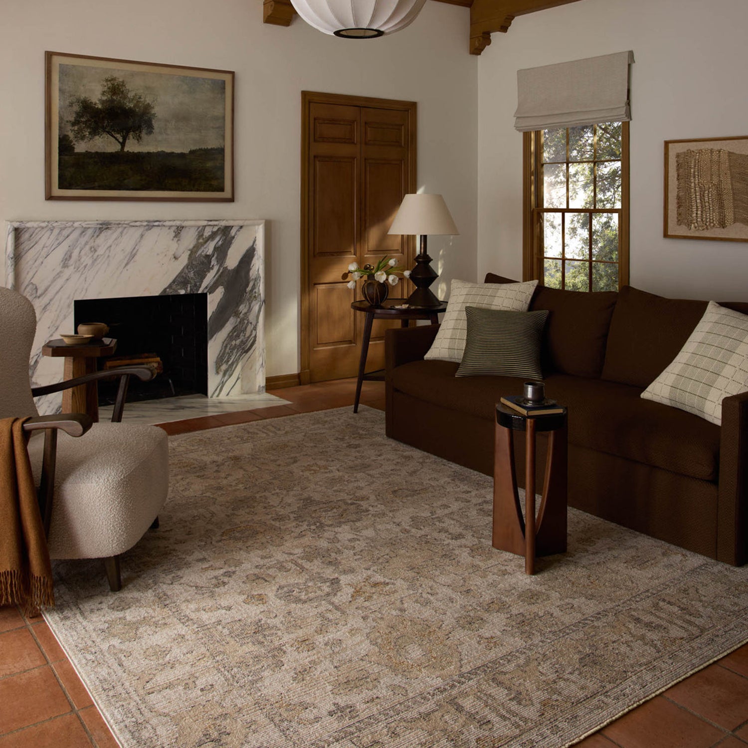 Loloi Milena Ivory/Sand Power Loomed Rug