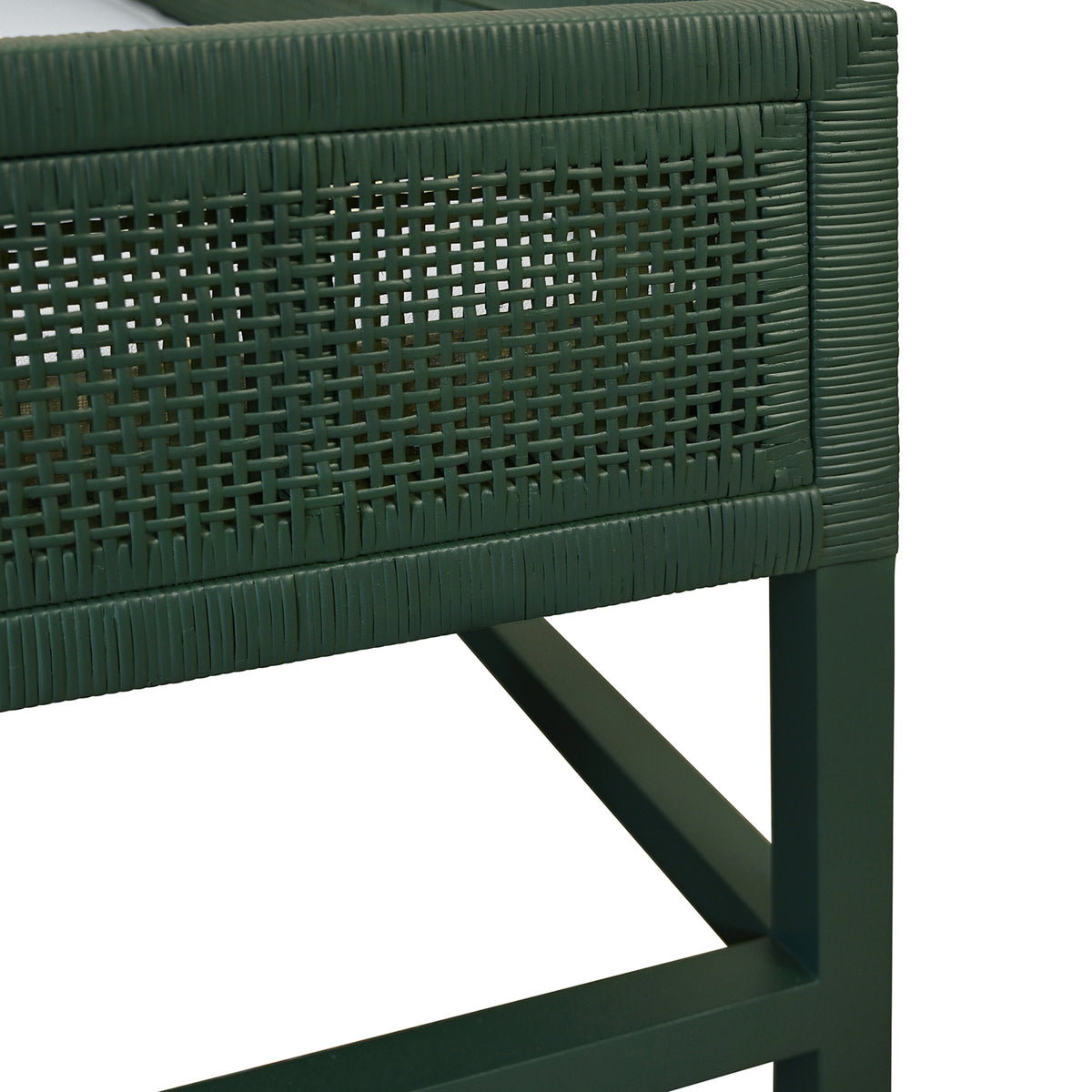 Worlds Away Monterey Hunter Green Bench