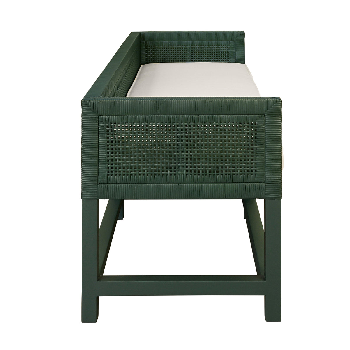 Worlds Away Monterey Hunter Green Bench