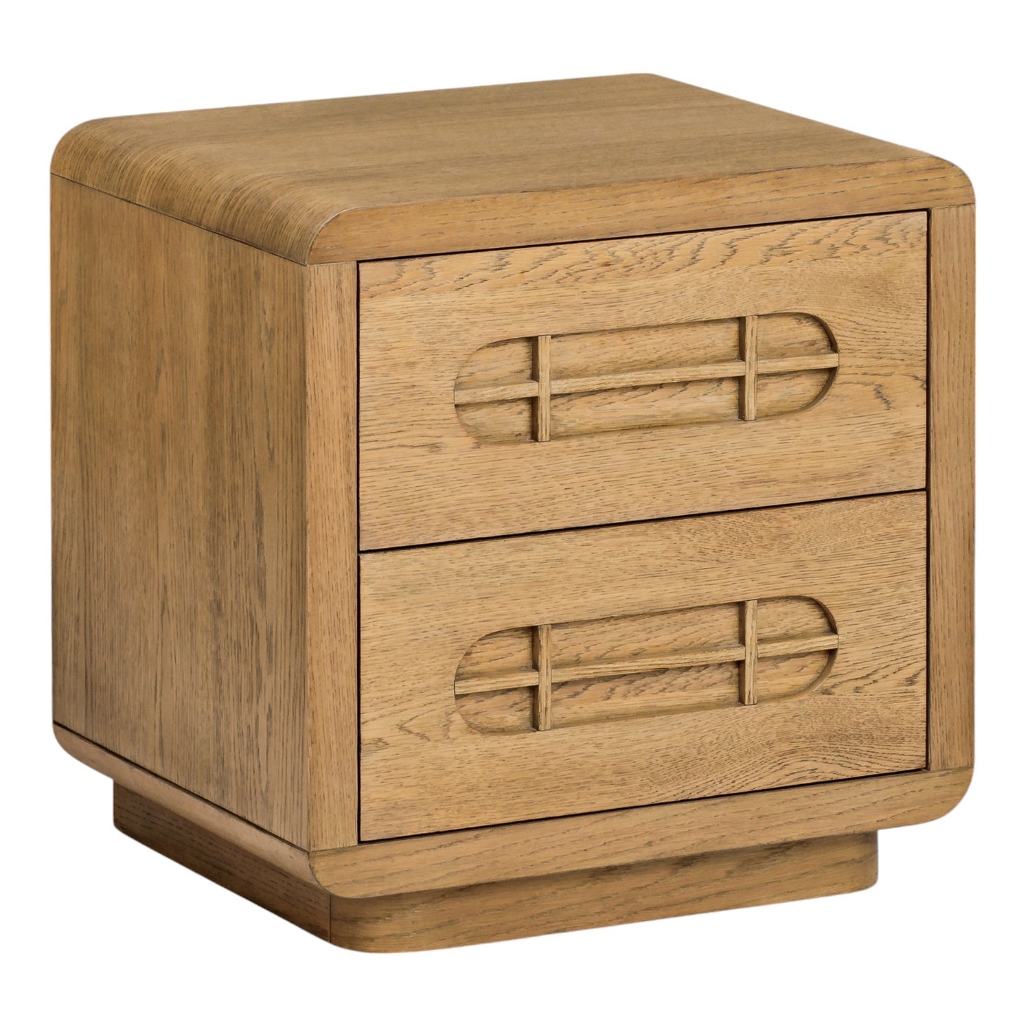 Co. House Designs Jesper Oak Honey Natural Nightstand Set of 2