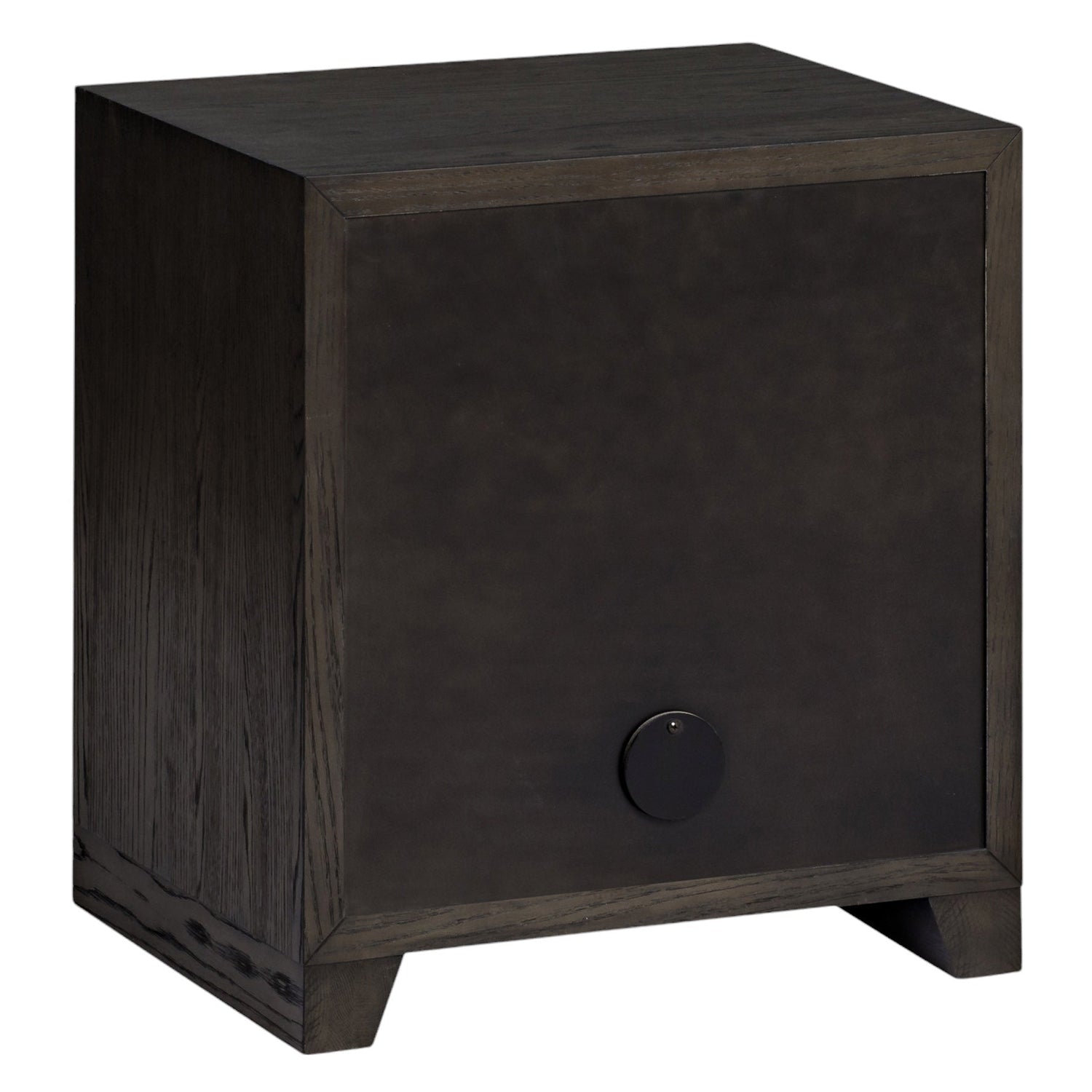 Co. House Designs Anila Oak Charcoal Nightstand Set of 2